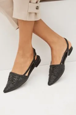 Next Forever Comfort® Weave Slingback Flat Shoes