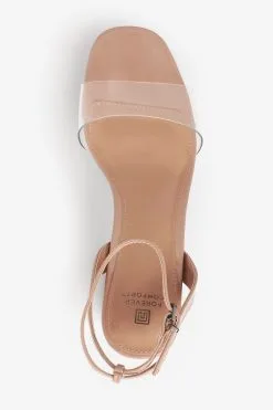 Next Nude Cream Forever Comfort® Vinyl Platform Sandals -Women's Shirts & Blouses Sales C78 313s6