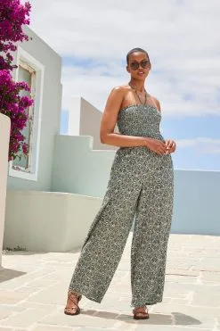 Next Shirred Bandeau Jumpsuit -Women's Shirts & Blouses Sales C78 342s4