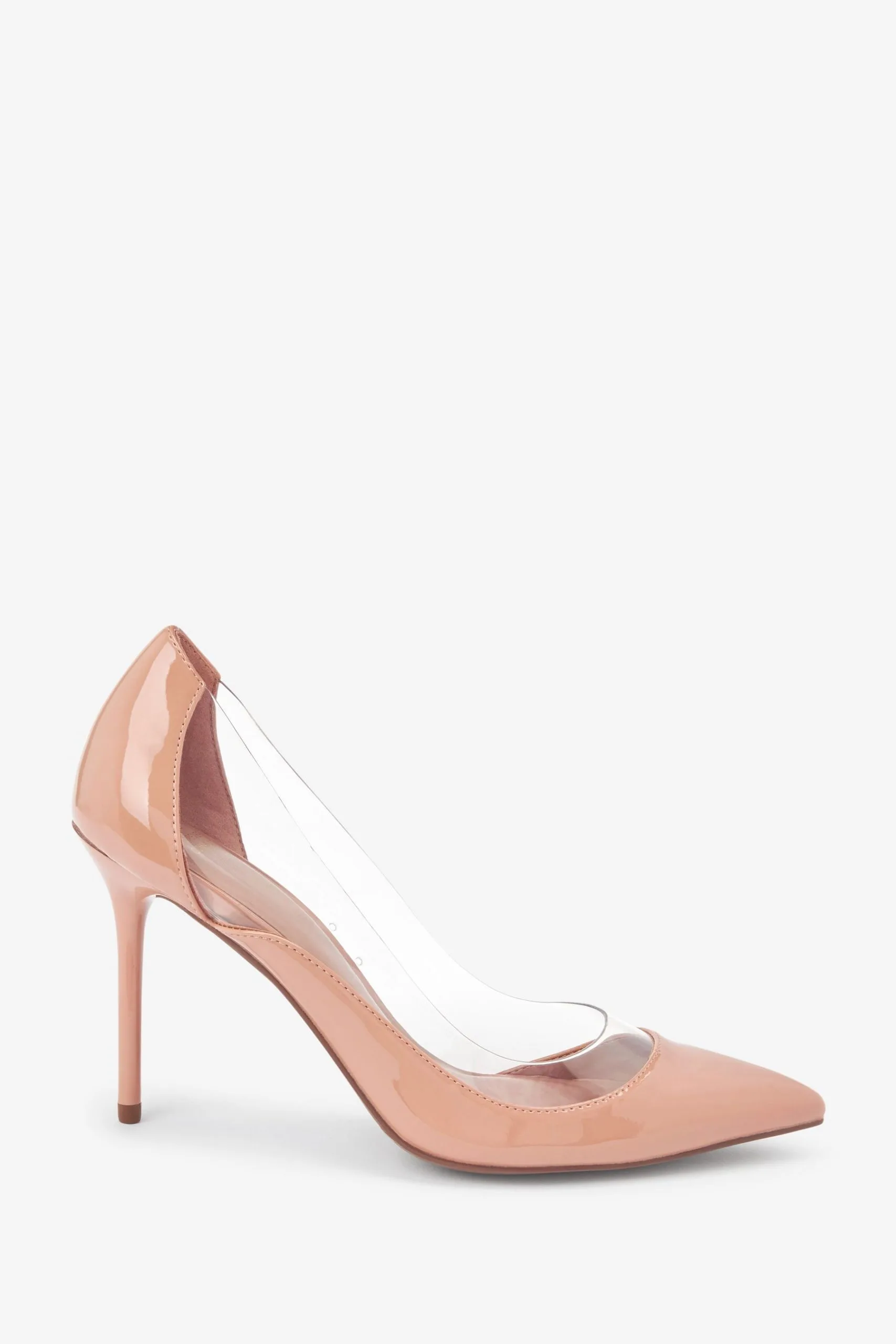 Next Nude Pink Forever Comfort® Vinyl Point Court Shoes 5 Next Nude Pink Forever Comfort® Vinyl Point Court Shoes - Image 4