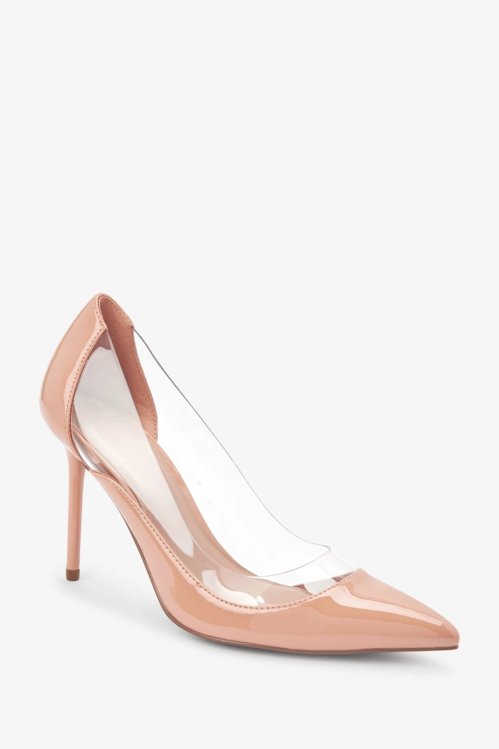 Next Nude Pink Forever Comfort® Vinyl Point Court Shoes 6 Next Nude Pink Forever Comfort® Vinyl Point Court Shoes - Image 5