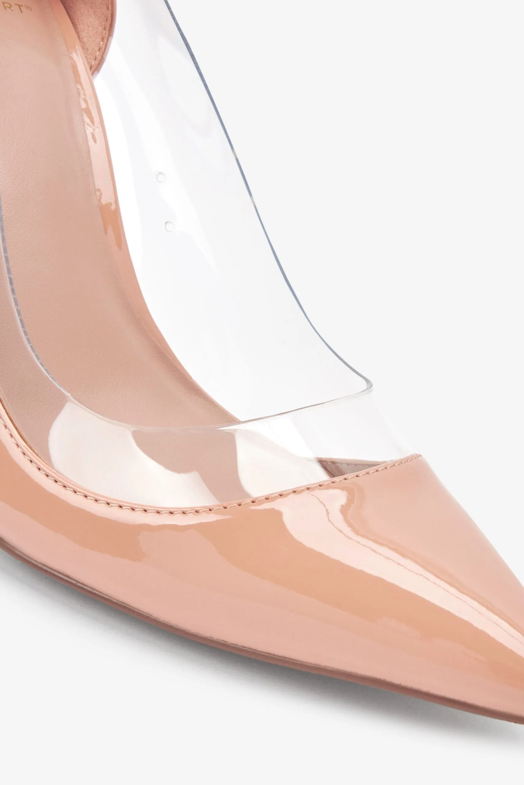 Next Nude Pink Forever Comfort® Vinyl Point Court Shoes 8 Next Nude Pink Forever Comfort® Vinyl Point Court Shoes - Image 7