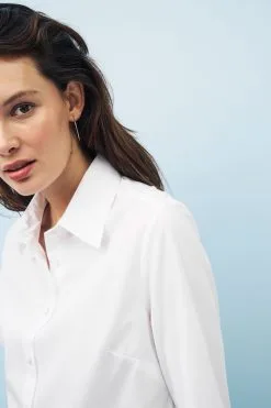 Next Fitted Cotton Formal Shirt -Women's Shirts & Blouses Sales C79704s4
