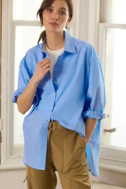 Next Oversized Long Sleeve Cotton Shirt