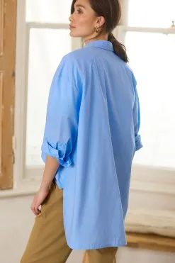 Next Oversized Long Sleeve Cotton Shirt -Women's Shirts & Blouses Sales C81 594s5