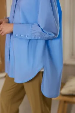 Next Oversized Long Sleeve Cotton Shirt -Women's Shirts & Blouses Sales C81 594s6