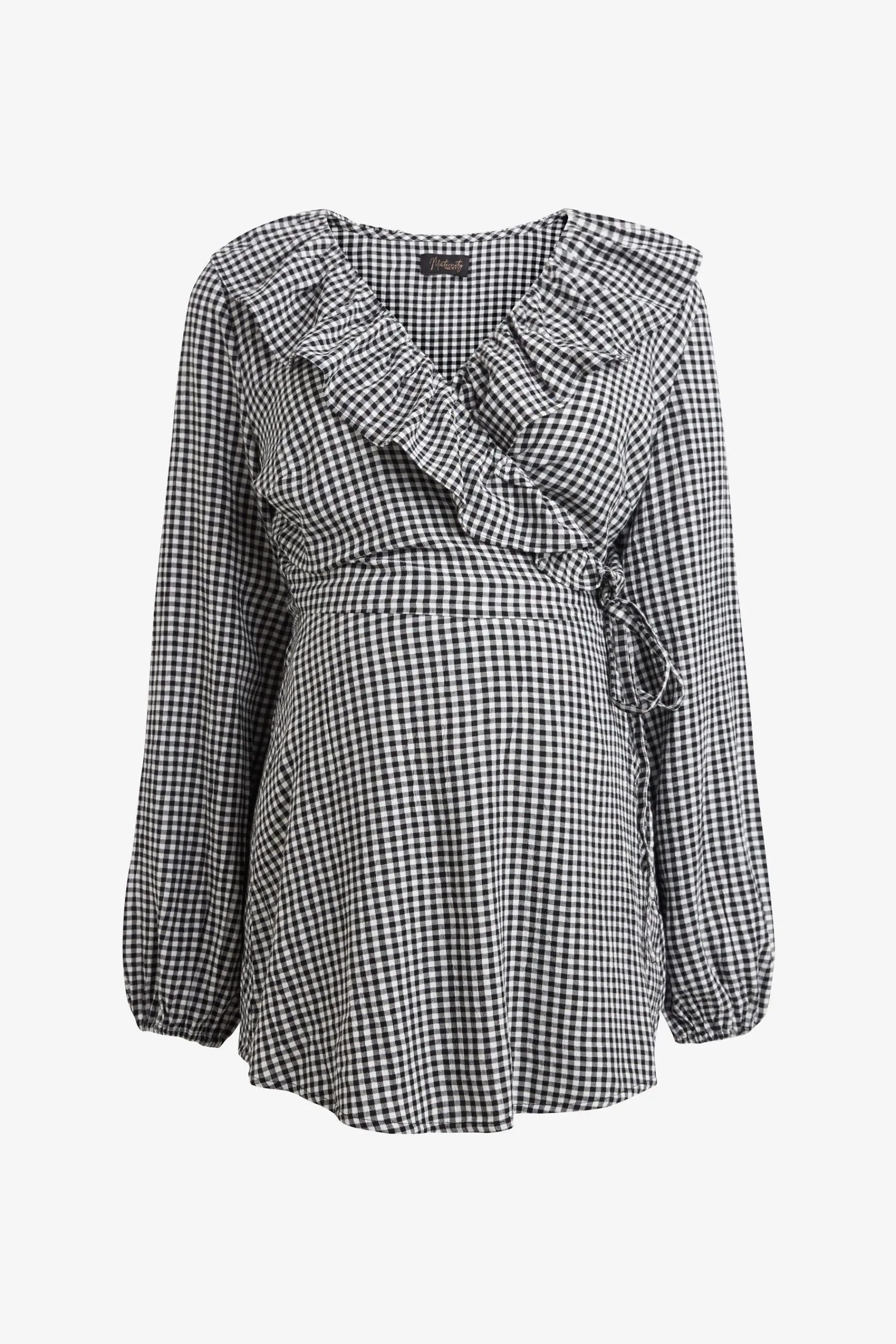 Next Black/White Gingham Maternity Nursing Blouse 7 Next Black/White Gingham Maternity Nursing Blouse - Image 5