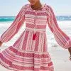 Next Jacquard Kaftan Mini Summer Dress -Women's Shirts & Blouses Sales C82 079s