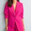 Next Pink Crepe Single Breasted Blazer -Women's Shirts & Blouses Sales C83 220s