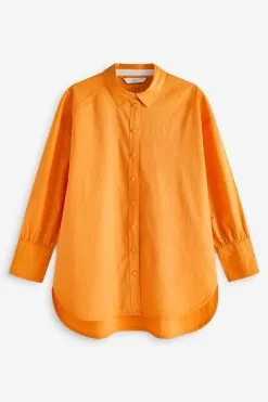 Next Oversized Long Sleeve Cotton Shirt -Women's Shirts & Blouses Sales C87 504s5