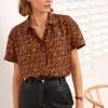 Next Short Sleeve Button Pocket Shirt -Women's Shirts & Blouses Sales C87 611s