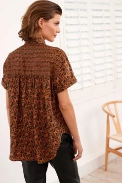 Next Short Sleeve Button Pocket Shirt -Women's Shirts & Blouses Sales C87 611s3