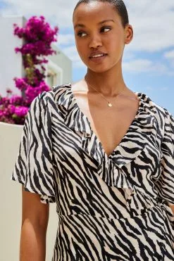 Next Wrap Midi Summer Dress -Women's Shirts & Blouses Sales C88 306s3