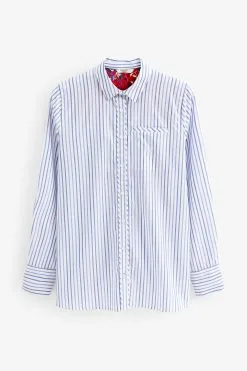 Next Slim Fitting Signature Long Sleeve Shirt -Women's Shirts & Blouses Sales C89 502s5