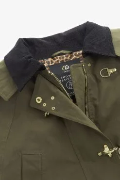 Next Shower Resistant Waxed Effect Jacket With Duffle Fastening -Women's Shirts & Blouses Sales C89 557s6