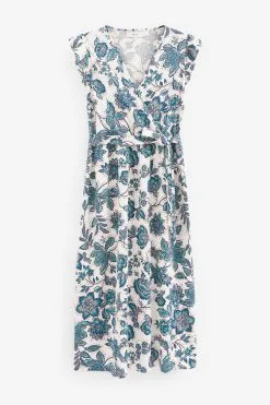 Next Jersey Wrap Midi Summer Dress -Women's Shirts & Blouses Sales C89 653s5