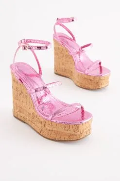 Next Forever Comfort® Cork High Platform Wedges -Women's Shirts & Blouses Sales C91 392s5