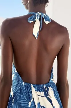 Next Halterneck Midi Coverup Summer Dress -Women's Shirts & Blouses Sales C94 069s4