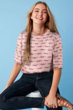 Next Curved Hem Satin Formal T-Shirt Top -Women's Shirts & Blouses Sales C95 289s3