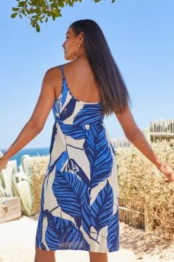 Next Button Down Cotton Cami Summer Dress -Women's Shirts & Blouses Sales C96 034s3