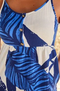 Next Button Down Cotton Cami Summer Dress -Women's Shirts & Blouses Sales C96 034s4