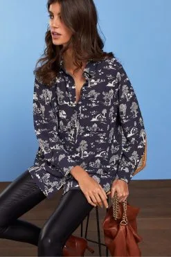 Next Textured Long Sleeve Shirt With Pocket