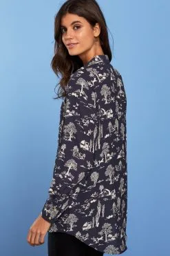 Next Textured Long Sleeve Shirt With Pocket -Women's Shirts & Blouses Sales C96 470s3