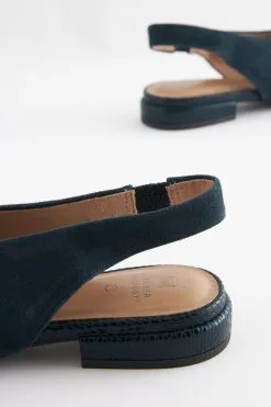 Next Forever Comfort® Leather Flat Slingbacks -Women's Shirts & Blouses Sales C96867s5