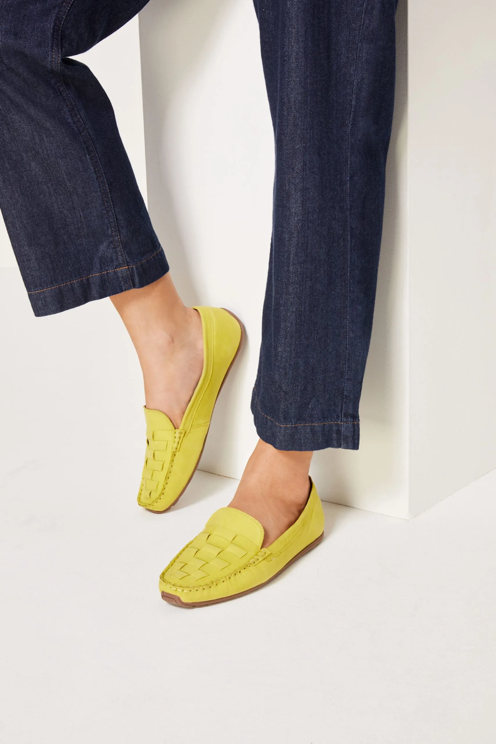 Next Forever Comfort® Leather Weave Driver Shoes 3 Next Forever Comfort® Leather Weave Driver Shoes