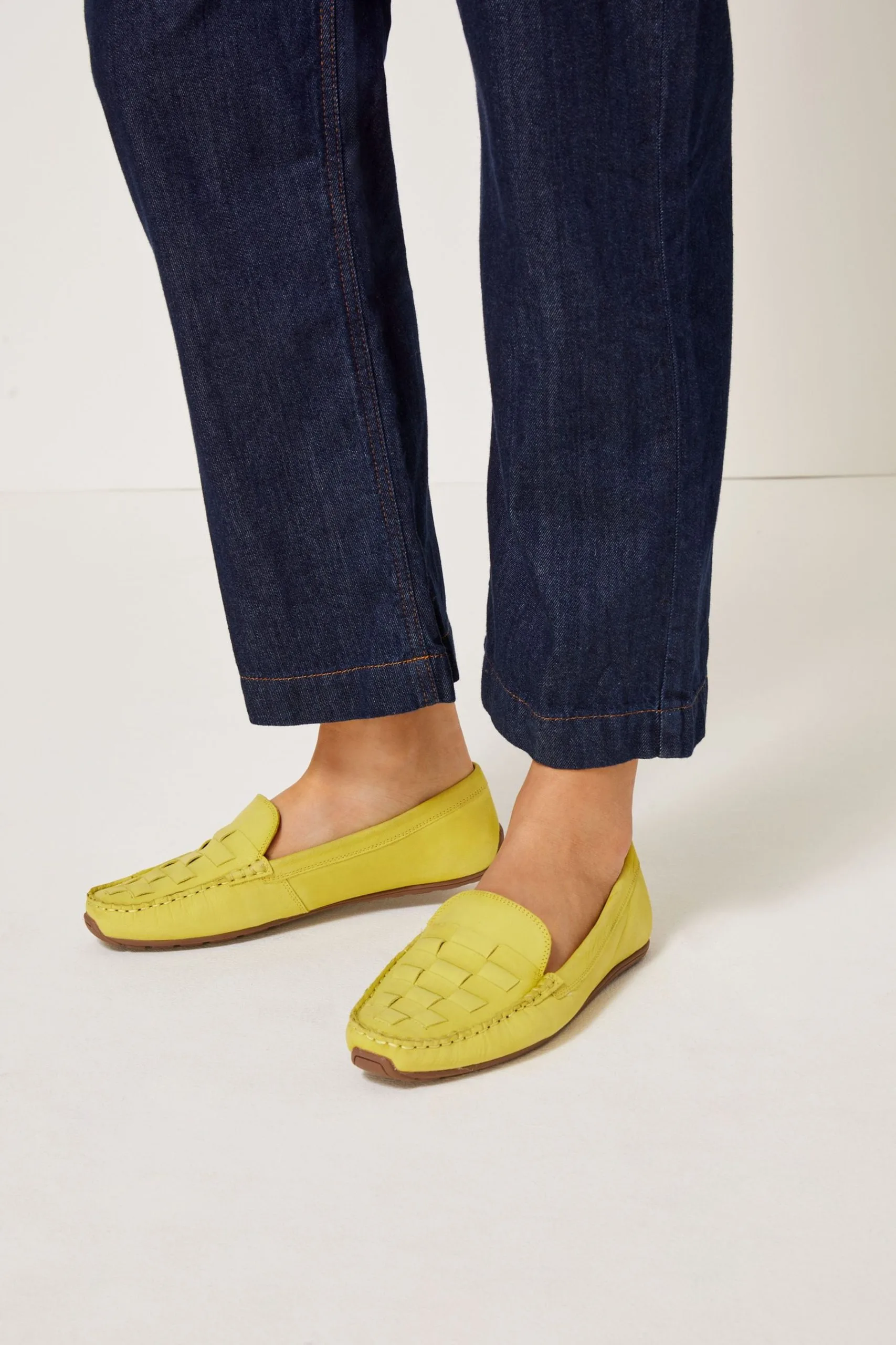 Next Forever Comfort® Leather Weave Driver Shoes 4 Next Forever Comfort® Leather Weave Driver Shoes - Image 2