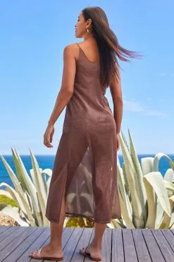 Next Sheer Midi Slip Coverup Summer Dress -Women's Shirts & Blouses Sales C99 482s3