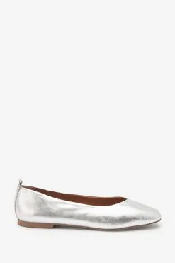 Next Signature Leather Hi Cut Ballerina Shoes -Women's Shirts & Blouses Sales D00 667s4