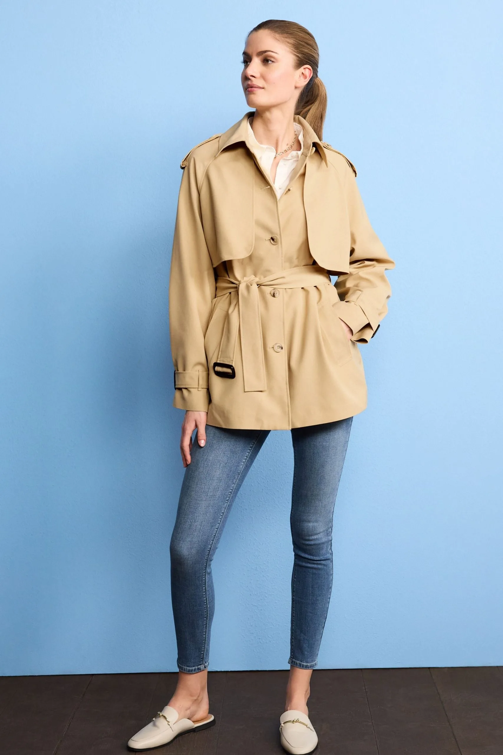 Next Camel Short Trench Coat 5 Next Camel Short Trench Coat - Image 3