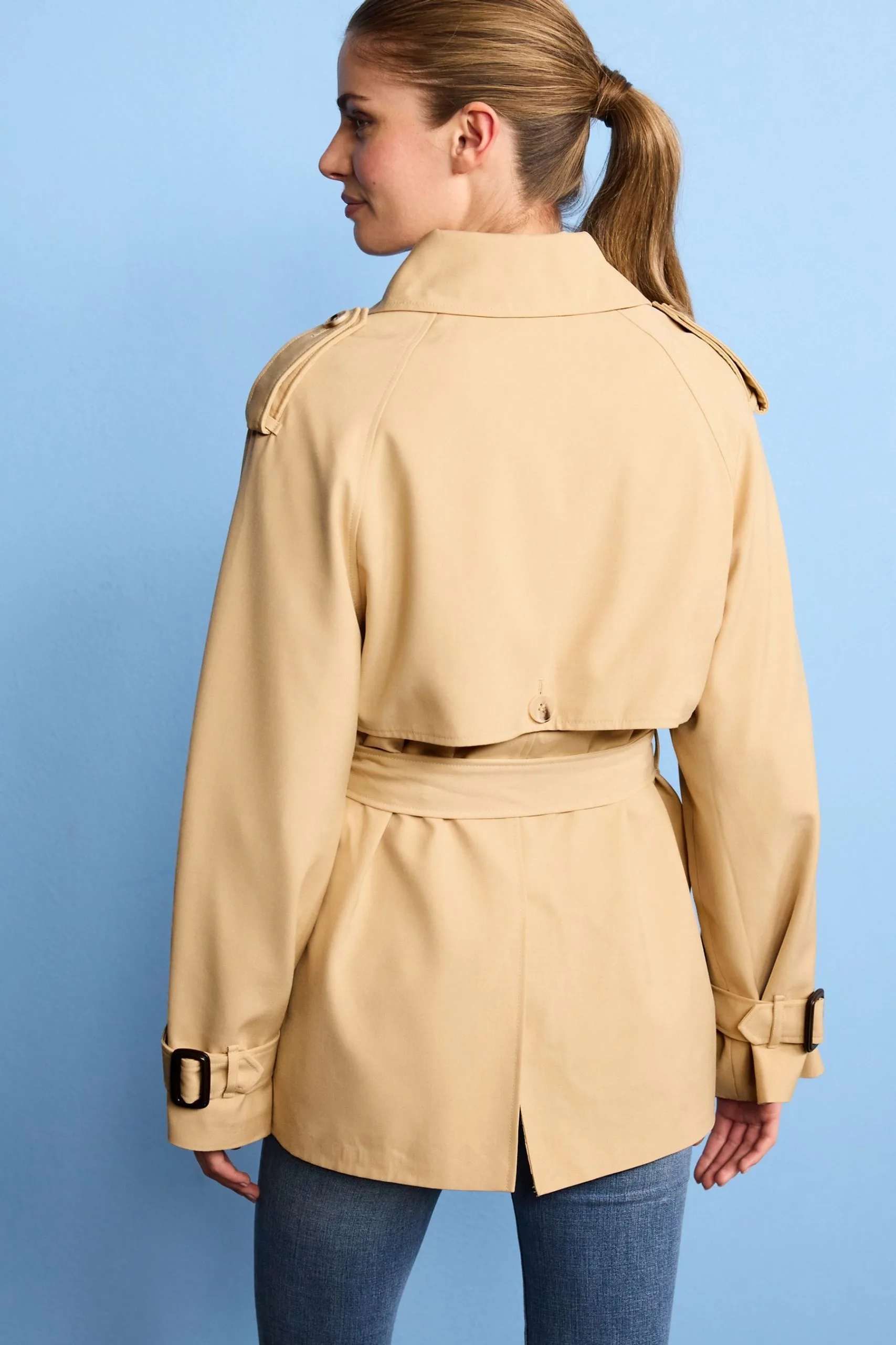 Next Camel Short Trench Coat 7 Next Camel Short Trench Coat - Image 5