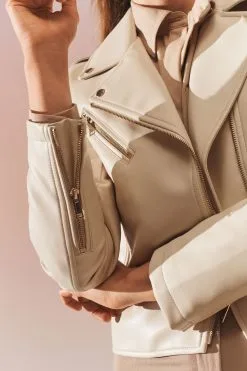 Next Faux Leather Biker Jacket -Women's Shirts & Blouses Sales D06 205s4