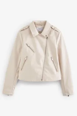 Next Faux Leather Biker Jacket -Women's Shirts & Blouses Sales D06 205s5