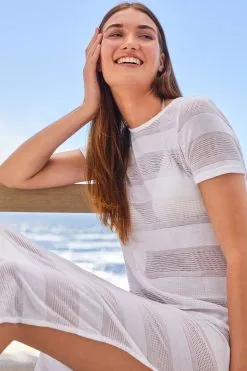 Next Midi Crochet Coverup Kaftan -Women's Shirts & Blouses Sales D06 858s4