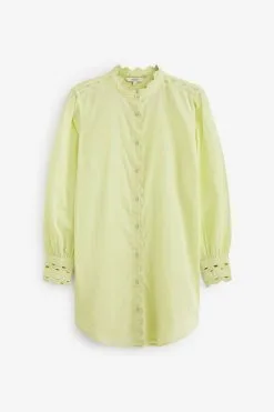 Next Lime Green Craft Detail Blouse -Women's Shirts & Blouses Sales D08882s5