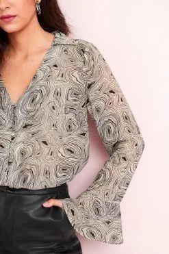 Next V-Neck Long Sleeve Blouse -Women's Shirts & Blouses Sales D09 383s4