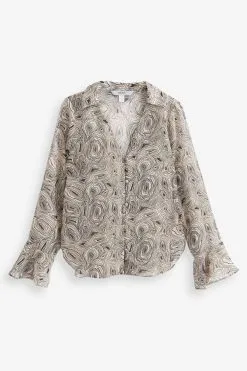 Next V-Neck Long Sleeve Blouse -Women's Shirts & Blouses Sales D09 383s5