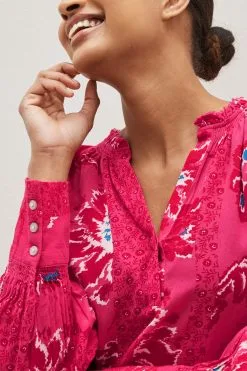 Next Curved Hem Long Sleeve Tunic V-Neck Top -Women's Shirts & Blouses Sales D09 557s7