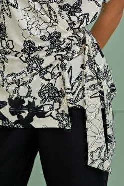 Next Short Sleeve Tie Detail Wrap Top -Women's Shirts & Blouses Sales D14 317s5