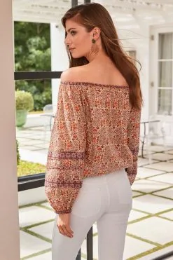 Next Long Sleeve Bubble Hem Top -Women's Shirts & Blouses Sales D15 839s4