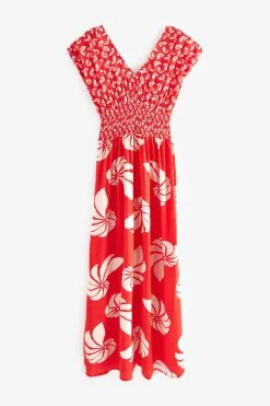 Next Shirred Waist V-Neck Sleeveless Maxi Dress -Women's Shirts & Blouses Sales D15 844s4