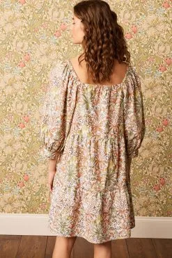 Next Off The Shoulder Square Neck Tiered Mini Dress -Women's Shirts & Blouses Sales D15 847s3