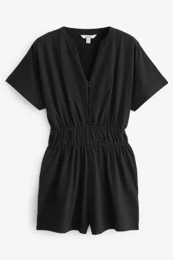 Next Black Embroidery Detail Playsuit 11 Next Black Embroidery Detail Playsuit -Women's Shirts & Blouses Sales D15781s5