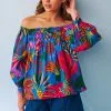 Next Off The Shoulder Square Neck Long Sleeve Top 2 Next Off The Shoulder Square Neck Long Sleeve Top -Women's Shirts & Blouses Sales D21566s