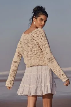 Next Cotton Tiered Mini Skirt -Women's Shirts & Blouses Sales D21586s3