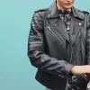 Next Black Leather Biker Jacket -Women's Shirts & Blouses Sales D27 349s
