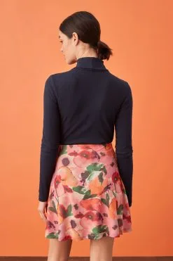 Next Tie Detail Mesh Mini Skirt -Women's Shirts & Blouses Sales D30730s3